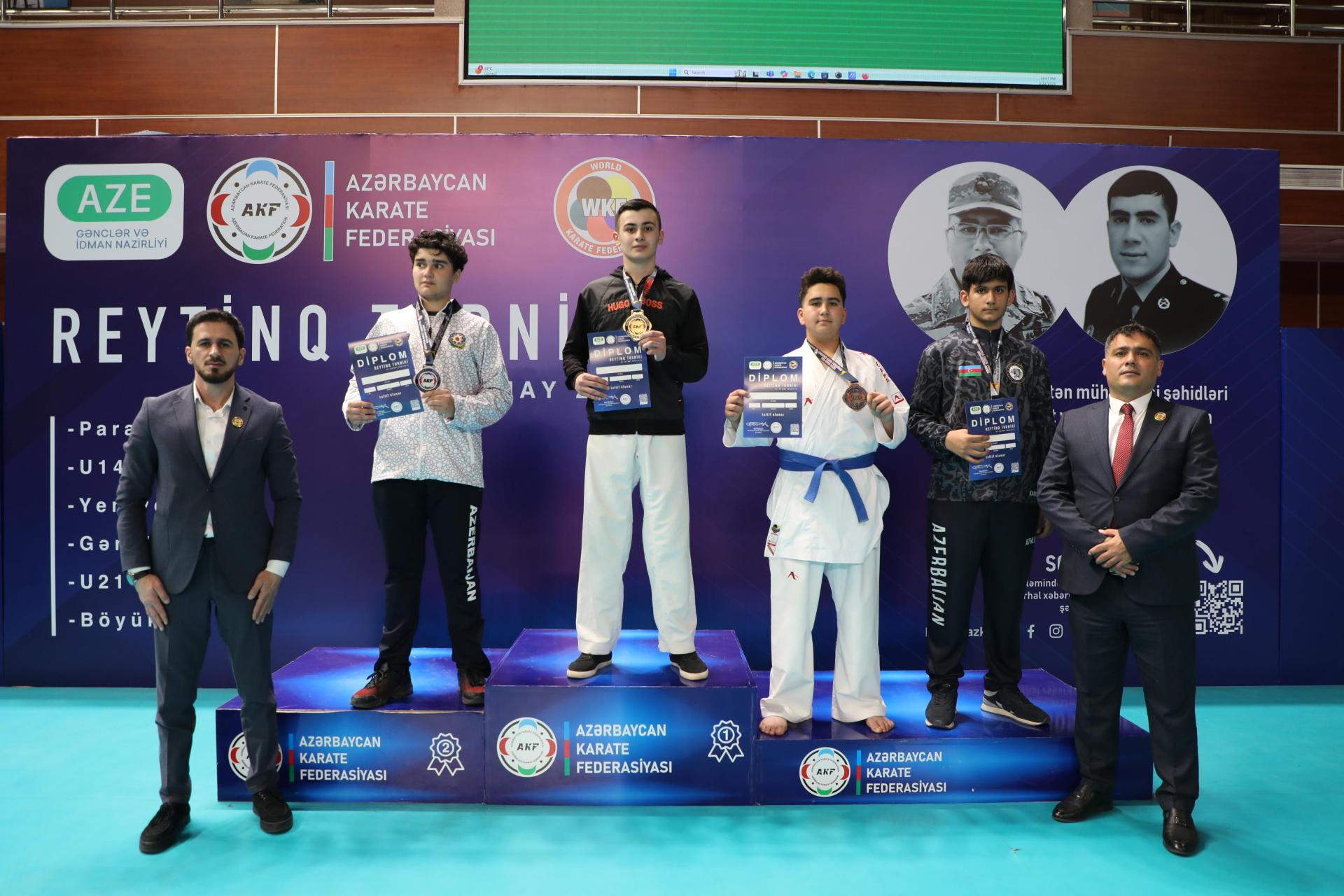  Şəhidlərin xatirəsinə karate üzrə reytinq turniri keçirilib - FOTO